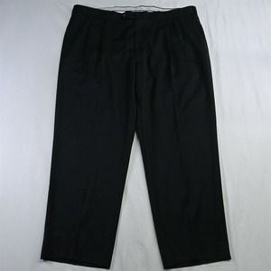 Santorelli 38 x 32‎ Brown Romeo Flat Front Straight Dress Pants